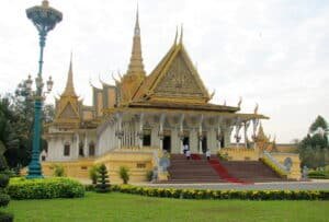 Royal Palace in Phnom Penh, Cambodia — venue for official commemorations and national ceremonies